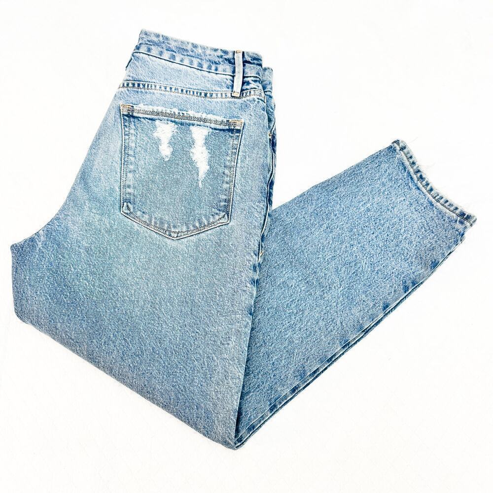 Good American Straight Leg Denim Jeans GGBDH602T Size 6 / 28 - Picture 8 of 8